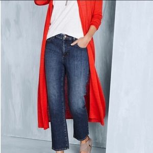 Eileen Fisher Organic Cotton Ankle Jeans M